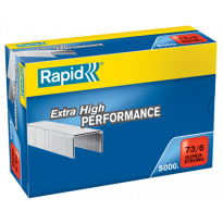 Punti Rapid Super Strong - 73/6 - acciaio zincato - metallo - Rapid - conf. 5000 pezzi