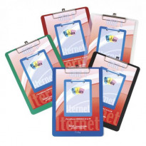 Portablocco con molla in metallo - copertina in PPL - A4 - nero - Iternet