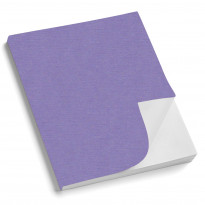 Copertina morbida Athena Lavanda in similpelle telata effetto tessuto