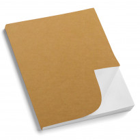 Copertina morbida Athena Oro in similpelle telata effetto tessuto