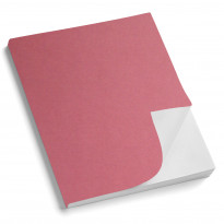 Copertina morbida Athena Rosa Antico in similpelle telata effetto tessuto