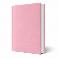 Copertina tesi rigida Panama Rosa Antico finitura satinata marcata