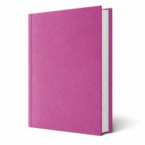 Copertina tesi rigida Panama Malva finitura satinata marcata