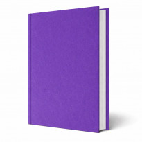 Copertina tesi rigida Panama Viola finitura satinata marcata