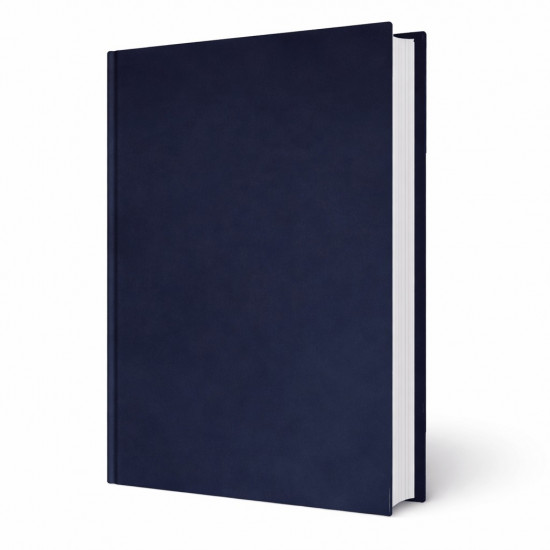 Copertina tesi rigida Perla Navy effetto marmorizzato