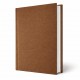 Copertina tesi rigida Athena Bronzo metallizzata effetto tessuto