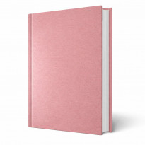 Copertina tesi rigida Athena Rosa Antico effetto tessuto