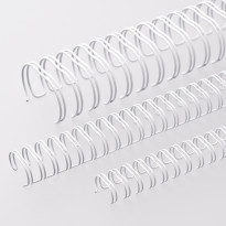 Renz Spirali metalliche A4 23 anelli passo 2:1 - colore Bianco