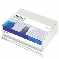 GBC Dorsi metallici Ibiwire a 21 anelli - colore argento