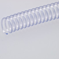 Spirali Coil passo 3:1 - colore trasparente - Plastikoil