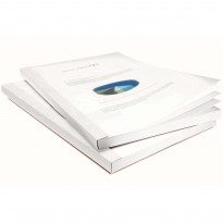 Cartelline termiche per rilegatura Bindomatic Aquarelle Bianco