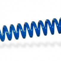 Spirali Coil passo 4:1 - colore blu